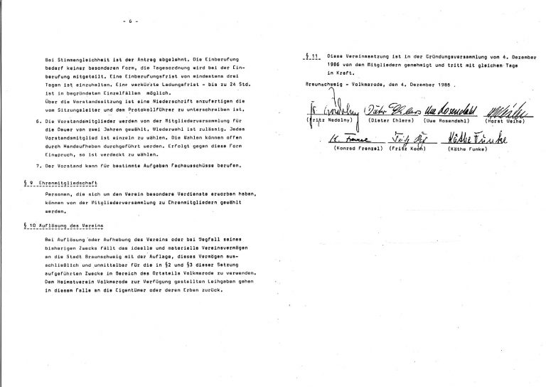 Satzung 5. Seite